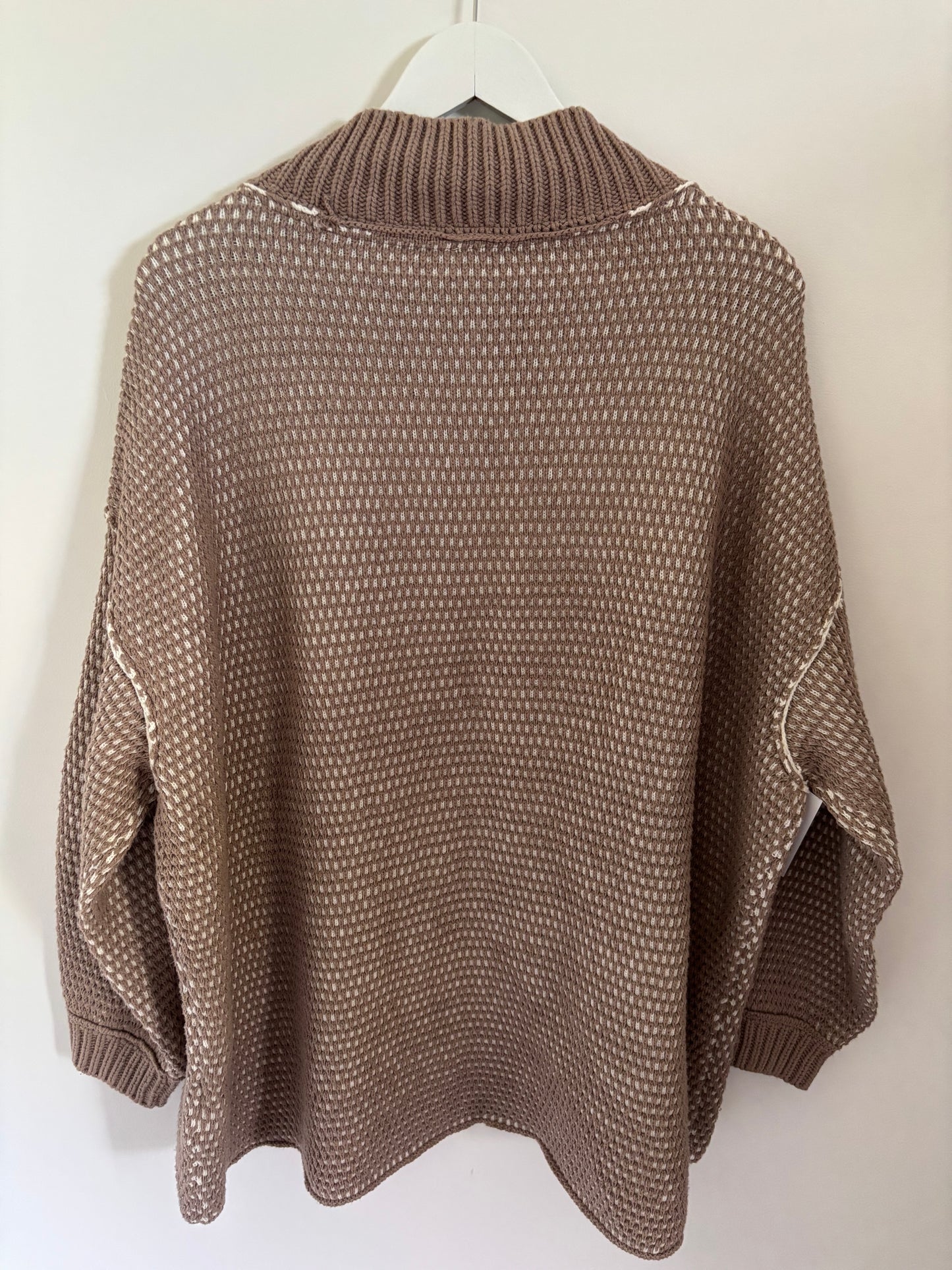 Free People Maisie Sweater in Stucco | Small (large or XL)