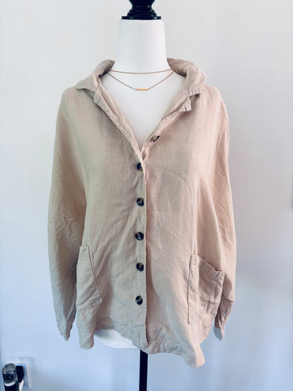 Golden August Linen Set | Sz XS/S