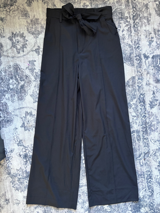 MPG Black Belted Pants | Large (medium fit)