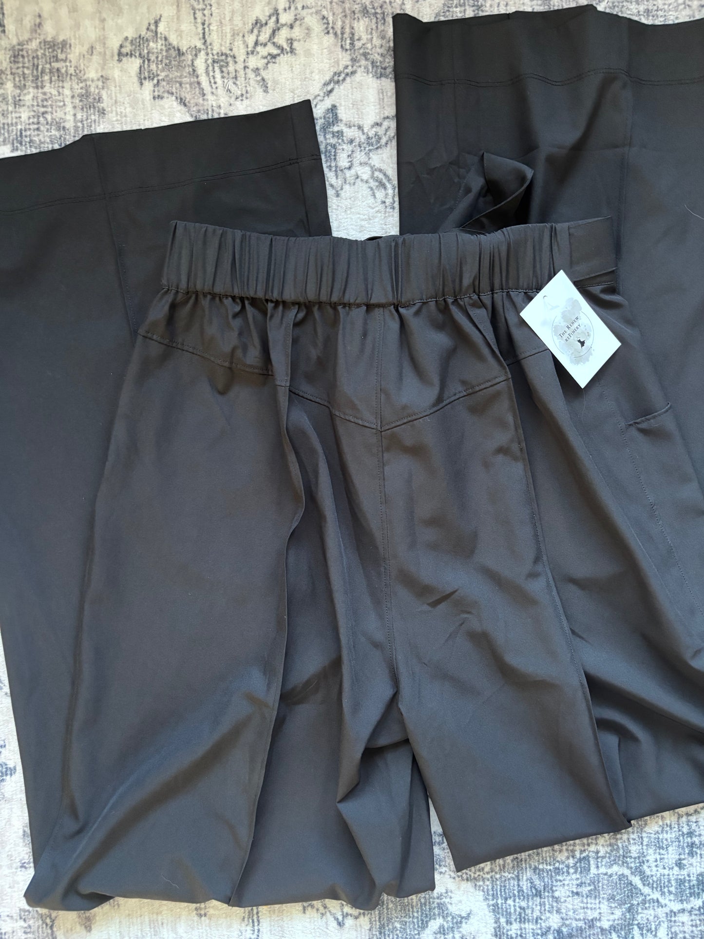 MPG Black Belted Pants | Large (medium fit)