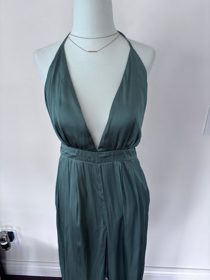 HelloMolly Silky Wide Leg Jumpsuit | Sz Medium