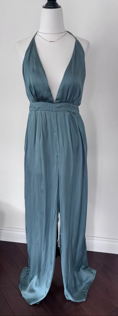 HelloMolly Silky Wide Leg Jumpsuit | Sz Medium