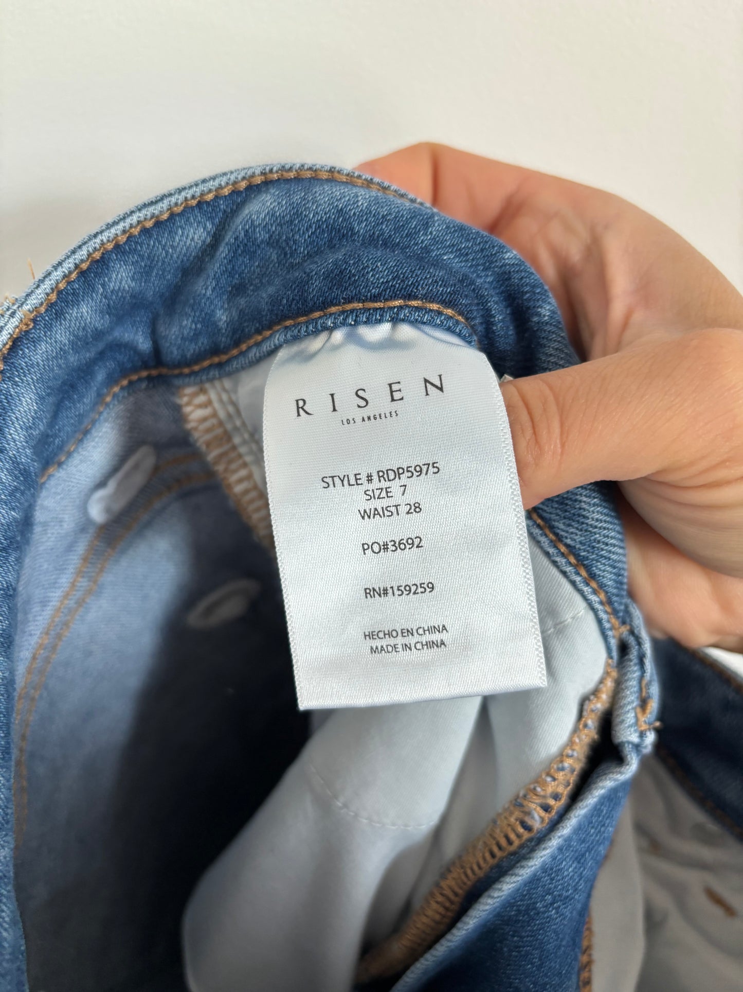 Risen Cece Wide High Rise Jeans  | 7(28) Long Uncuffed