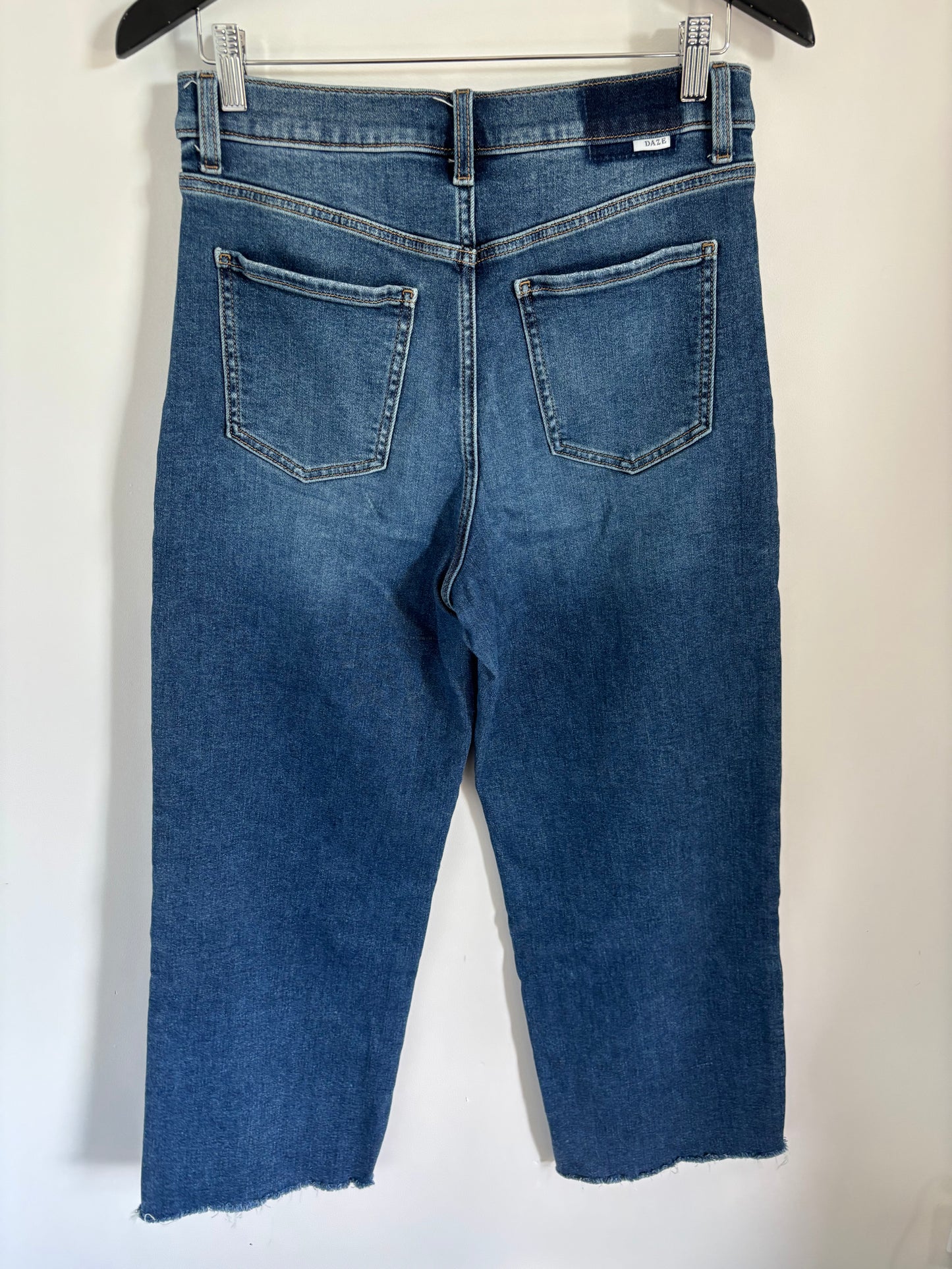 Daze Denim Pleaser Jeans High Rise Raw Hem | 29