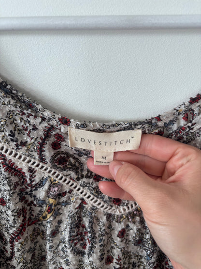 Lovestitch Cut Out Shoulder Blouse | Sz Medium
