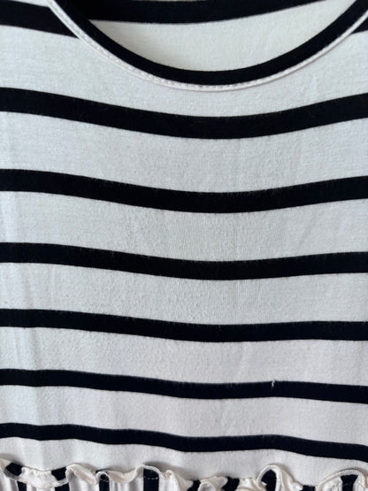 Heimish USA Striped Ruffle Tiered Dress | Sz Medium