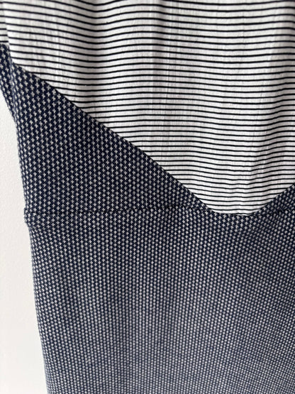 Eve Gravel Patterned Midi Dress | Sz Medium