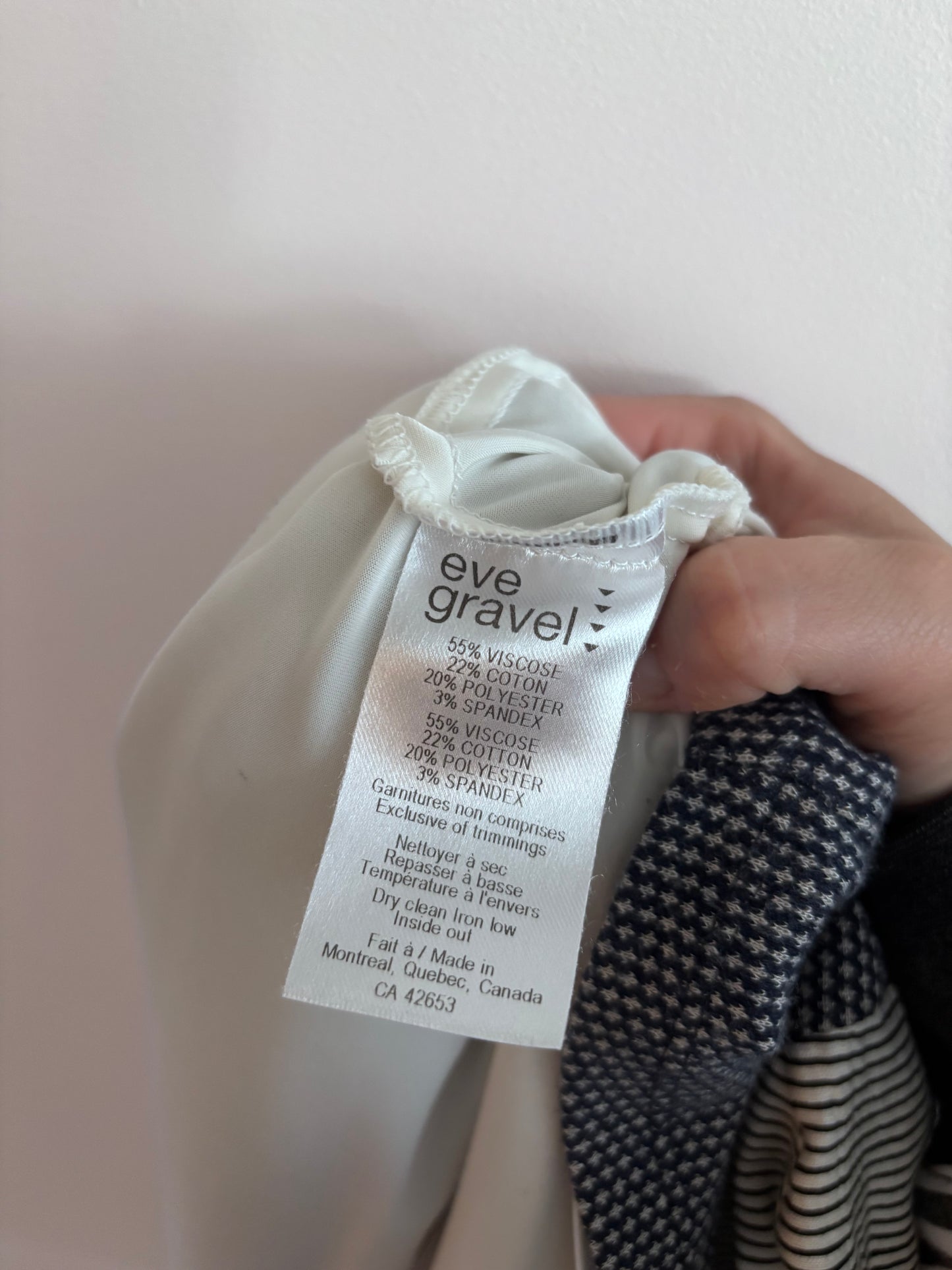 Eve Gravel Patterned Midi Dress | Sz Medium