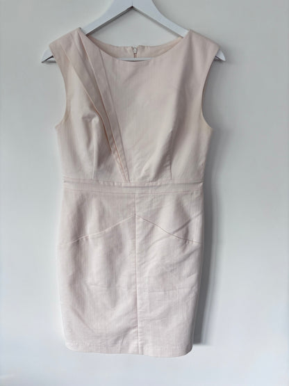 Eve Gravel Ivory Midi Dress | Sz Medium