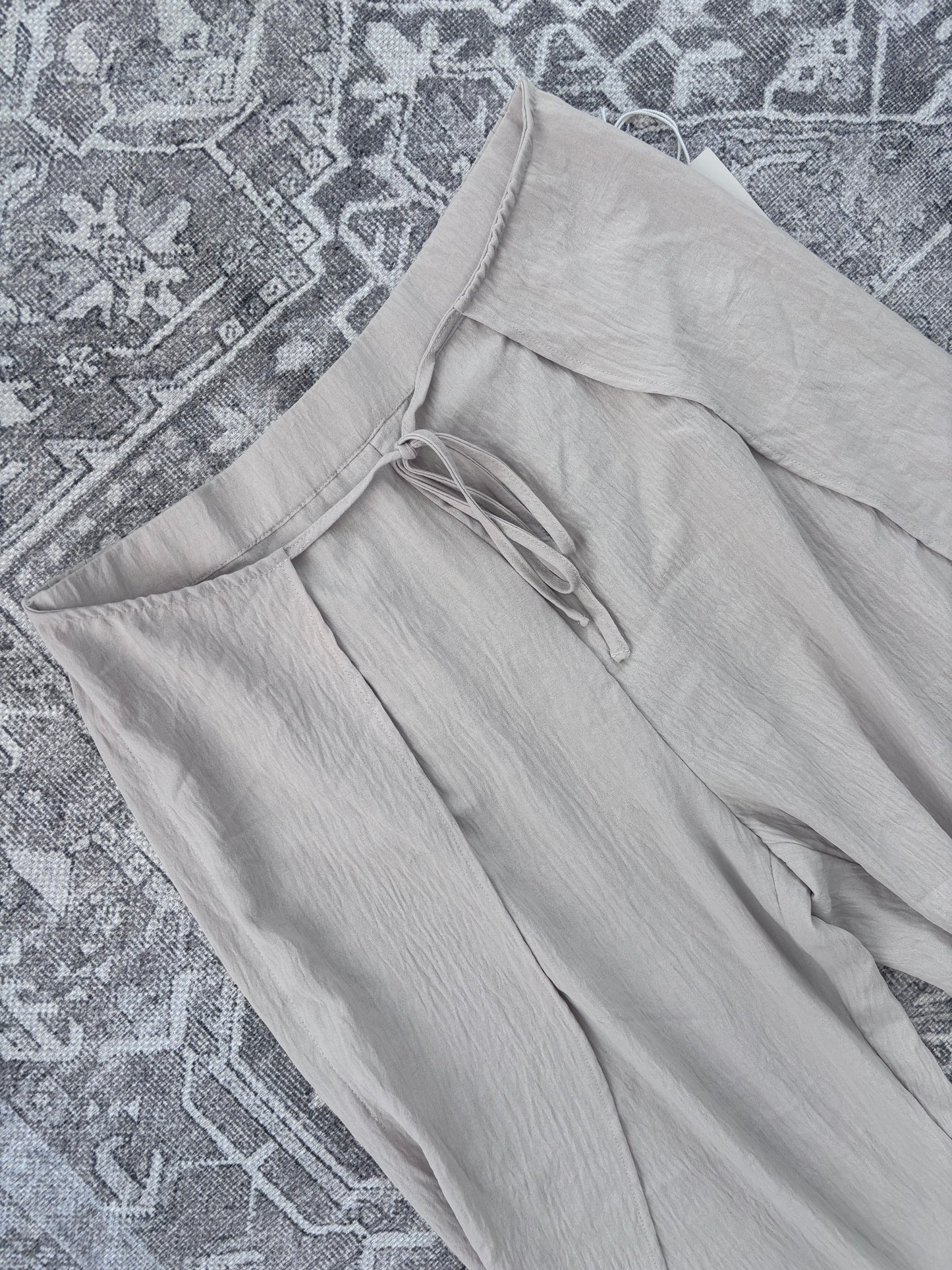 Dex Tie Front Wrap Pants NWT | Sz Large (flaw)