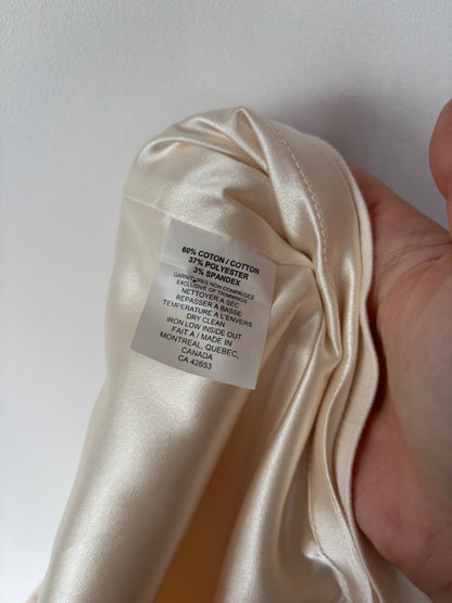 Eve Gravel Ivory Midi Dress | Sz Medium