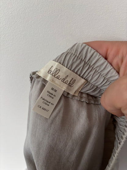 Bella Dahl Ladder Stitch Skirt in Grey | Sz Medium