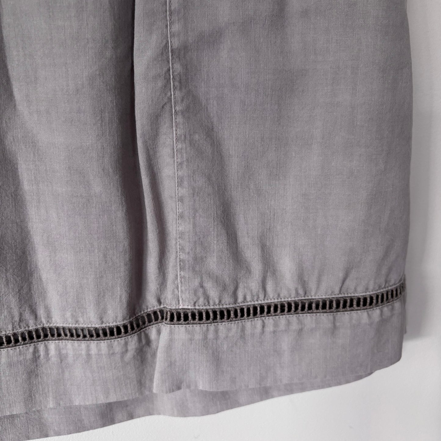 Bella Dahl Ladder Stitch Skirt in Grey | Sz Medium