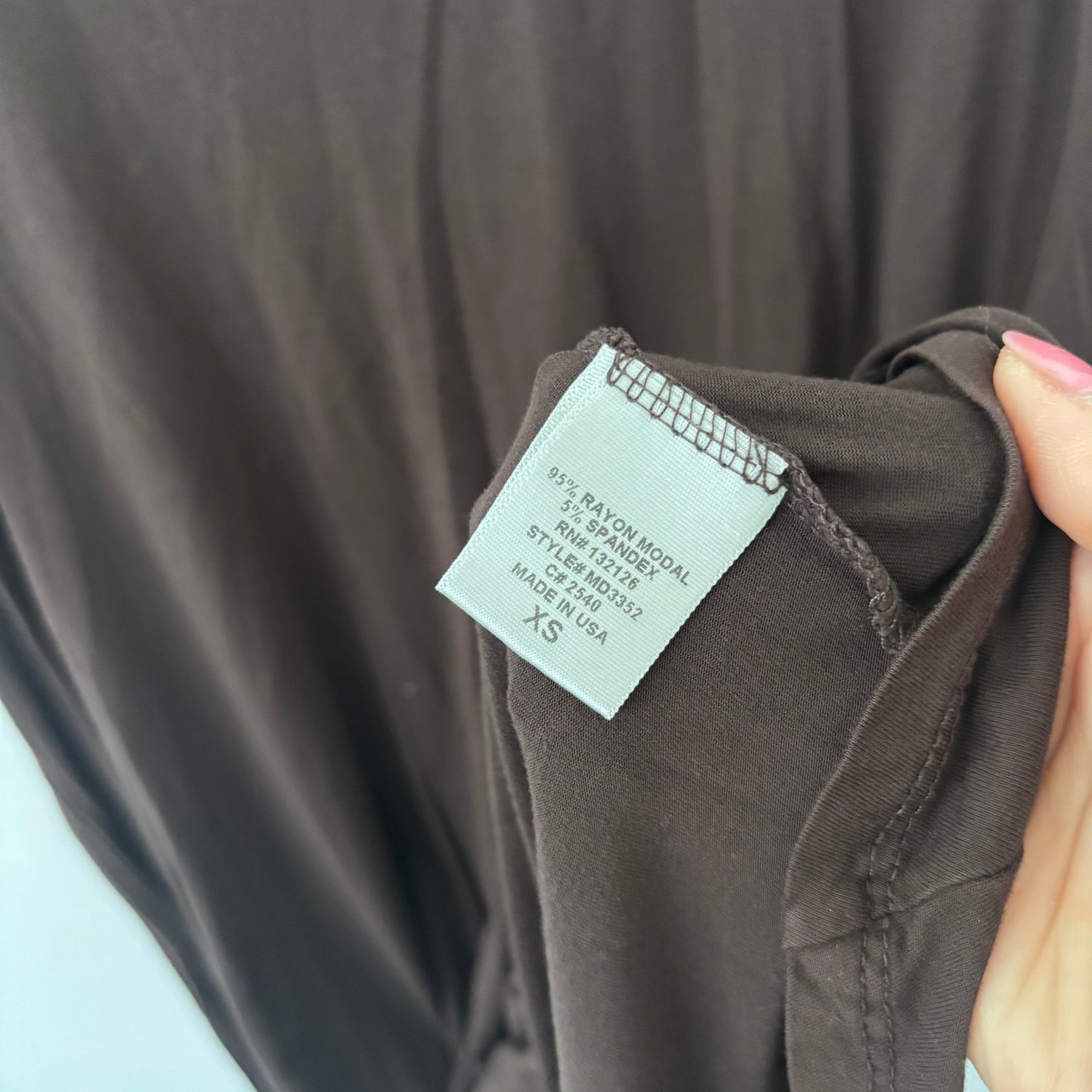 Jackson Rowe Knotty Tee Brown | Sz XS (fts like Sz Medium)(M83L3)