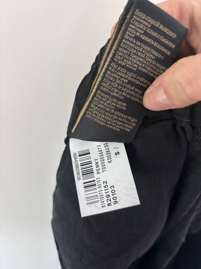 Mavi Penny Pleated Black Tencel Shorts | Sz Small (fit S/M)