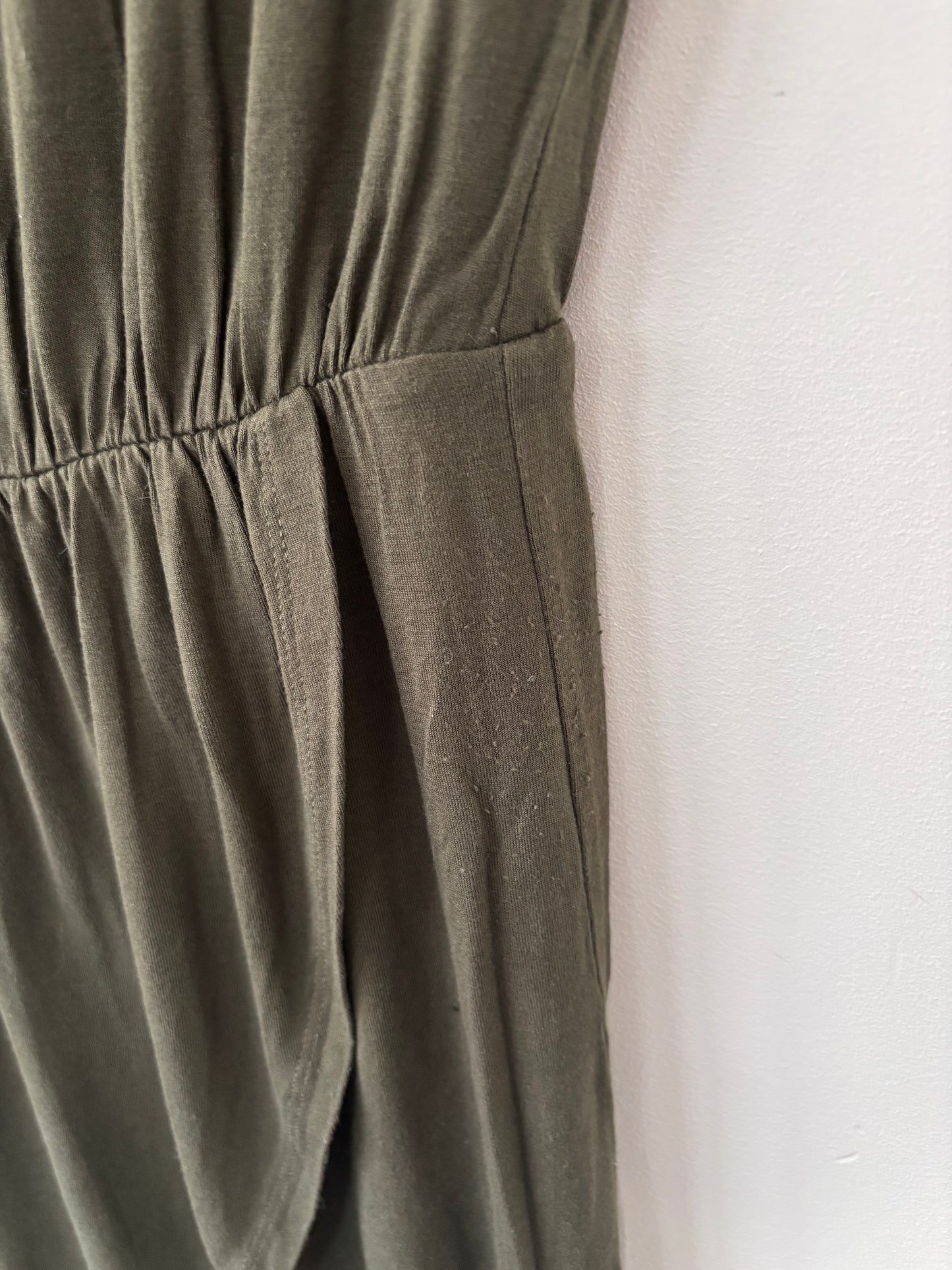 ONLY Olive Green T Shirt Dress | Sz Small (M72A4)