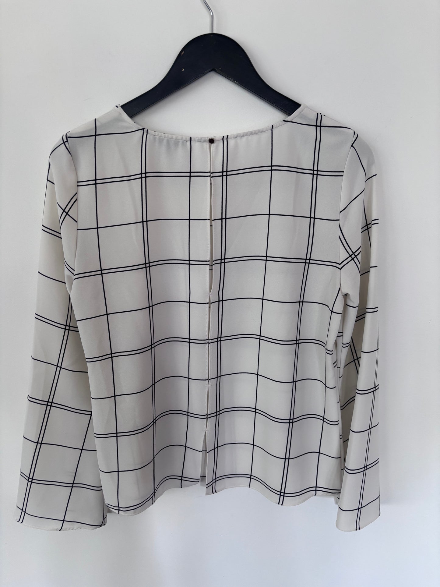 Dynamite Black/White Checked Blouse | Sz Small