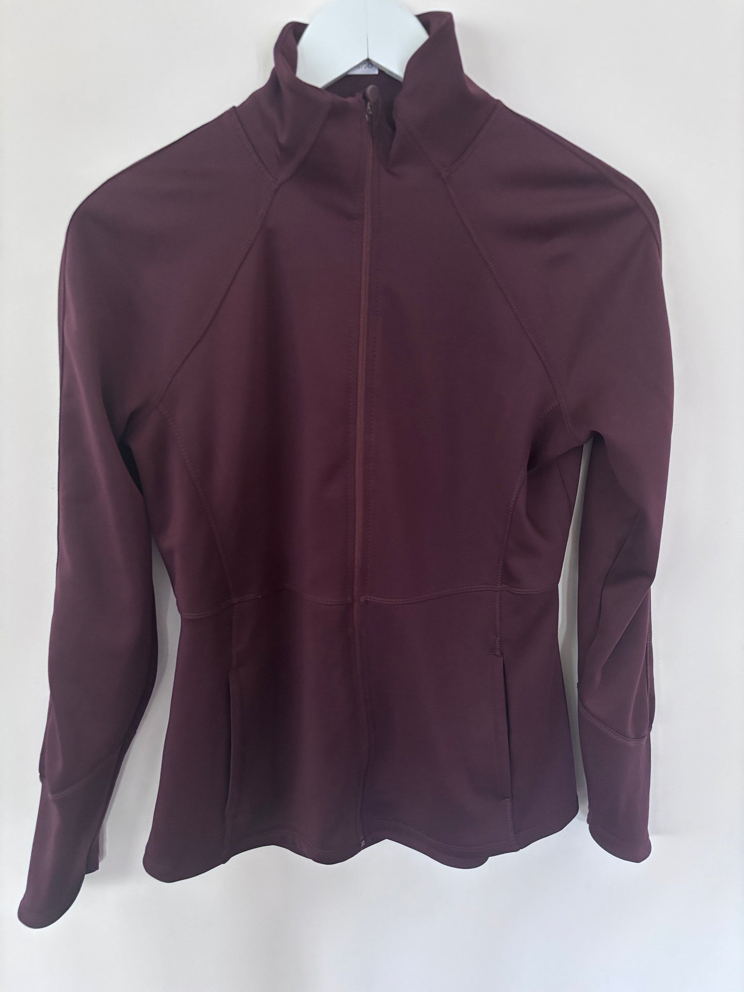 Apana Plum Athletic Zip-Up | Sz Small