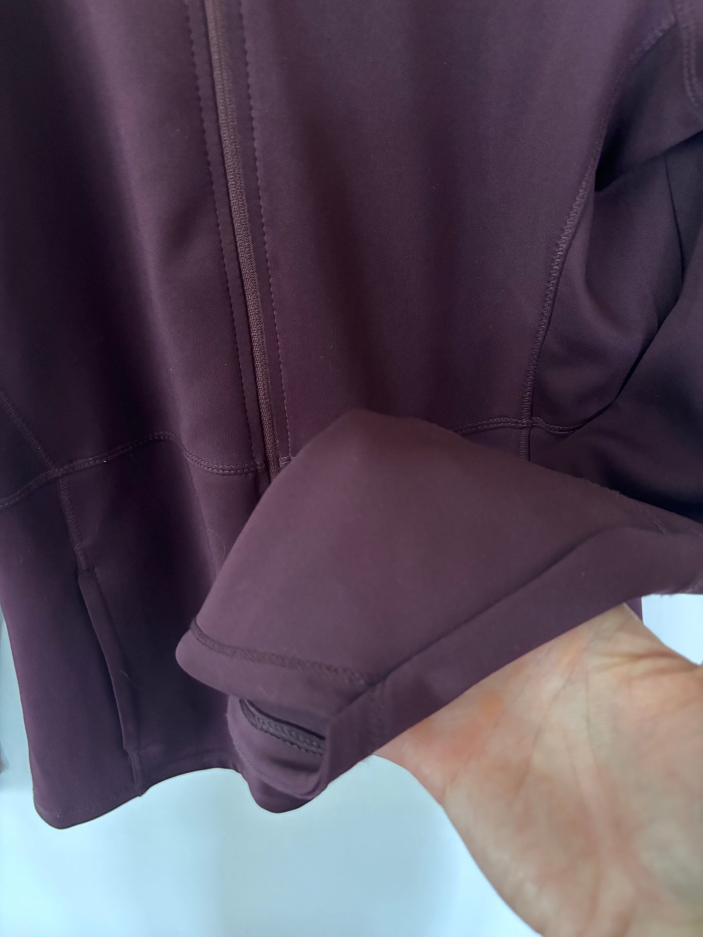 Apana Plum Athletic Zip-Up | Sz Small