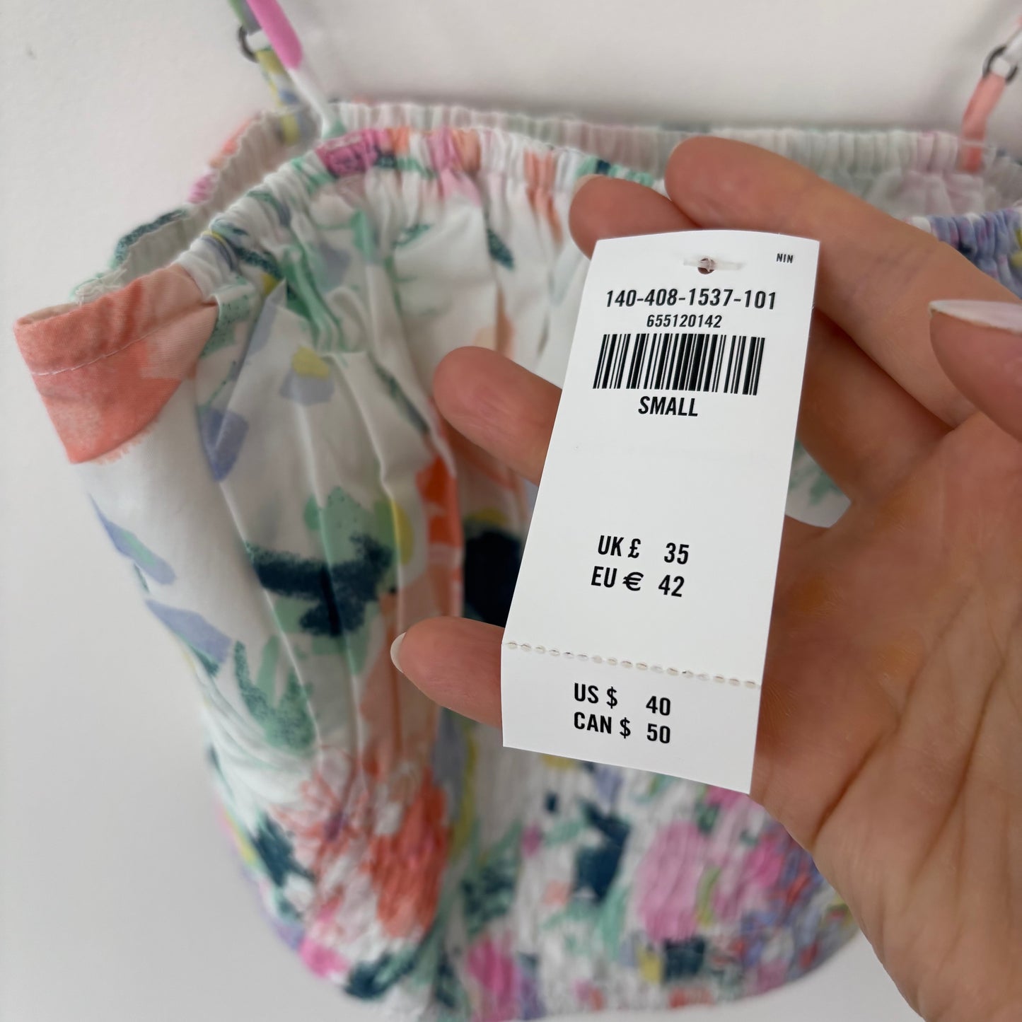 Abercrombie / The Trevor Project Smocked Tank NWT | Sz Small (M163K6)