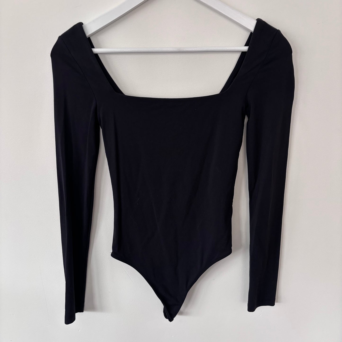 Babaton Square Neck Bodysuit Black LS | Sz XS