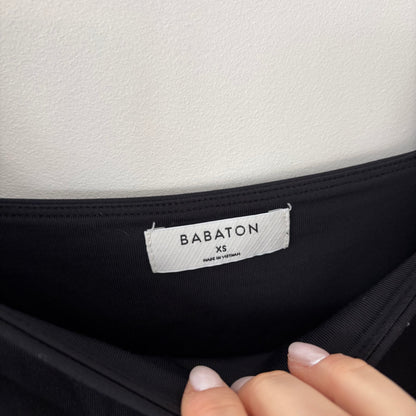 Babaton Square Neck Bodysuit Black LS | Sz XS