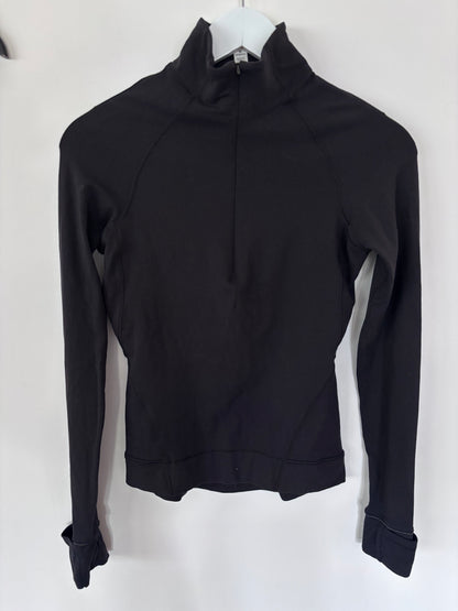 Lululemon Outrun the Elements 1/2 Zip in Black | Sz 4
