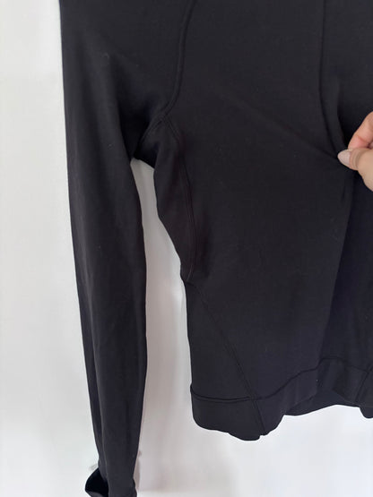 Lululemon Outrun the Elements 1/2 Zip in Black | Sz 4