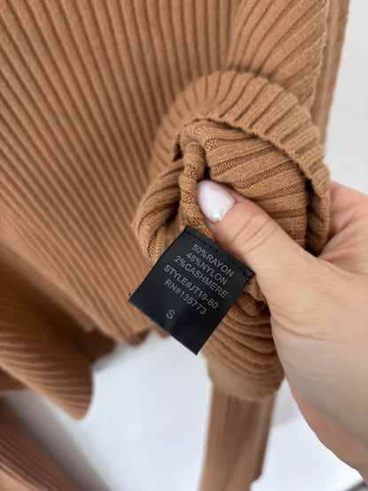 Olivacious Soft Mockneck Cropped Sweater | Sz Small (M170K6)