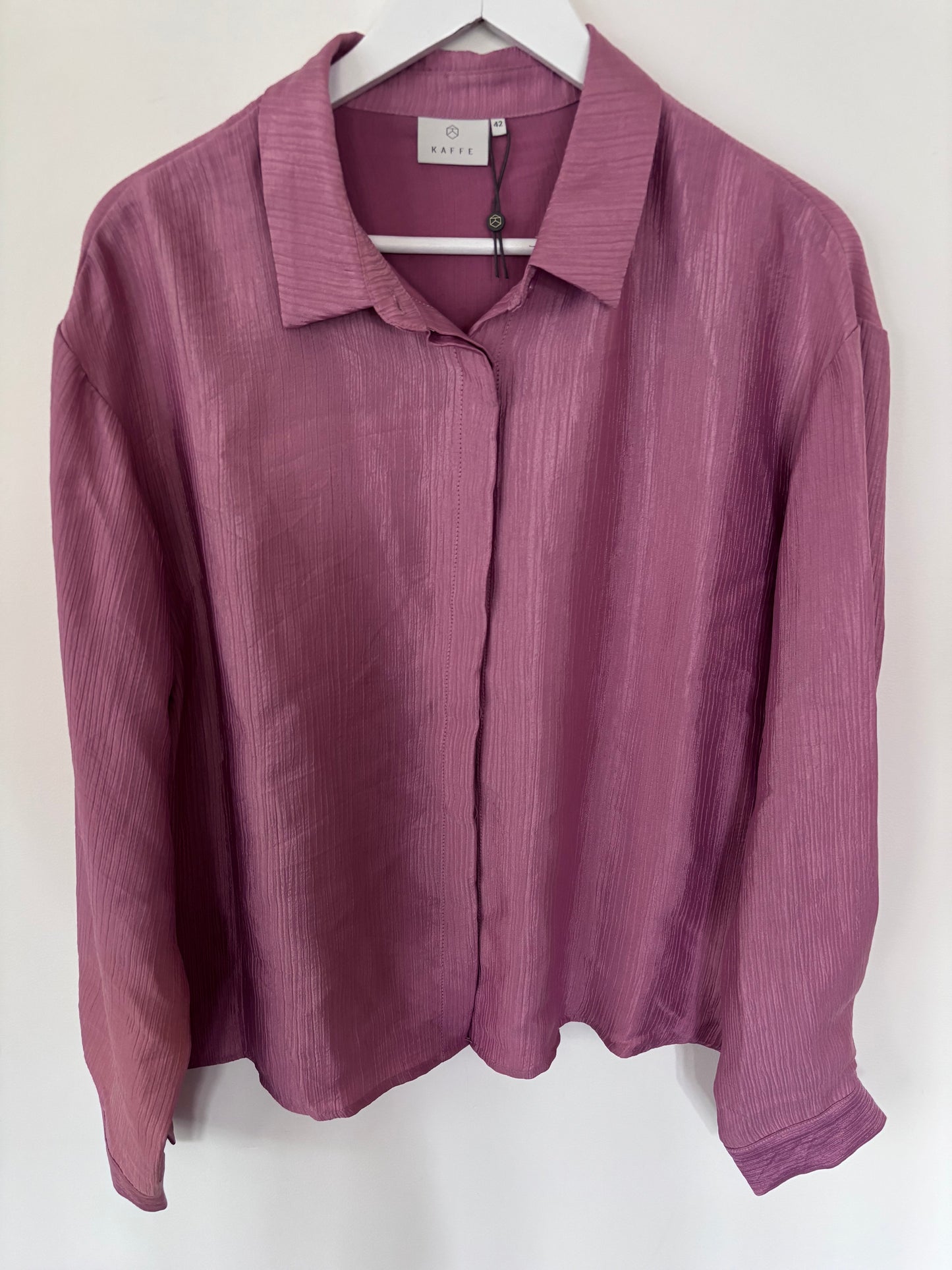 Kaffe Textured LS Top | Sz XL (42)