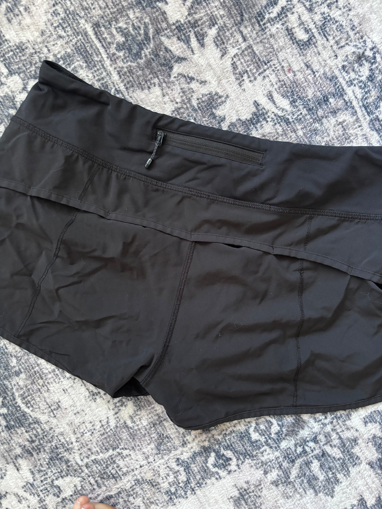 Lululemon Speed Up Shorts 2.5" Black | Sz 10