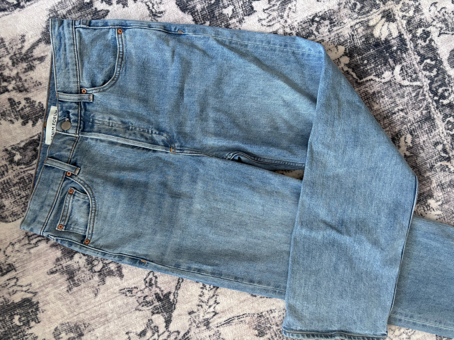 Denim Forum Arlo High Rise Straight Jeans | Sz 28