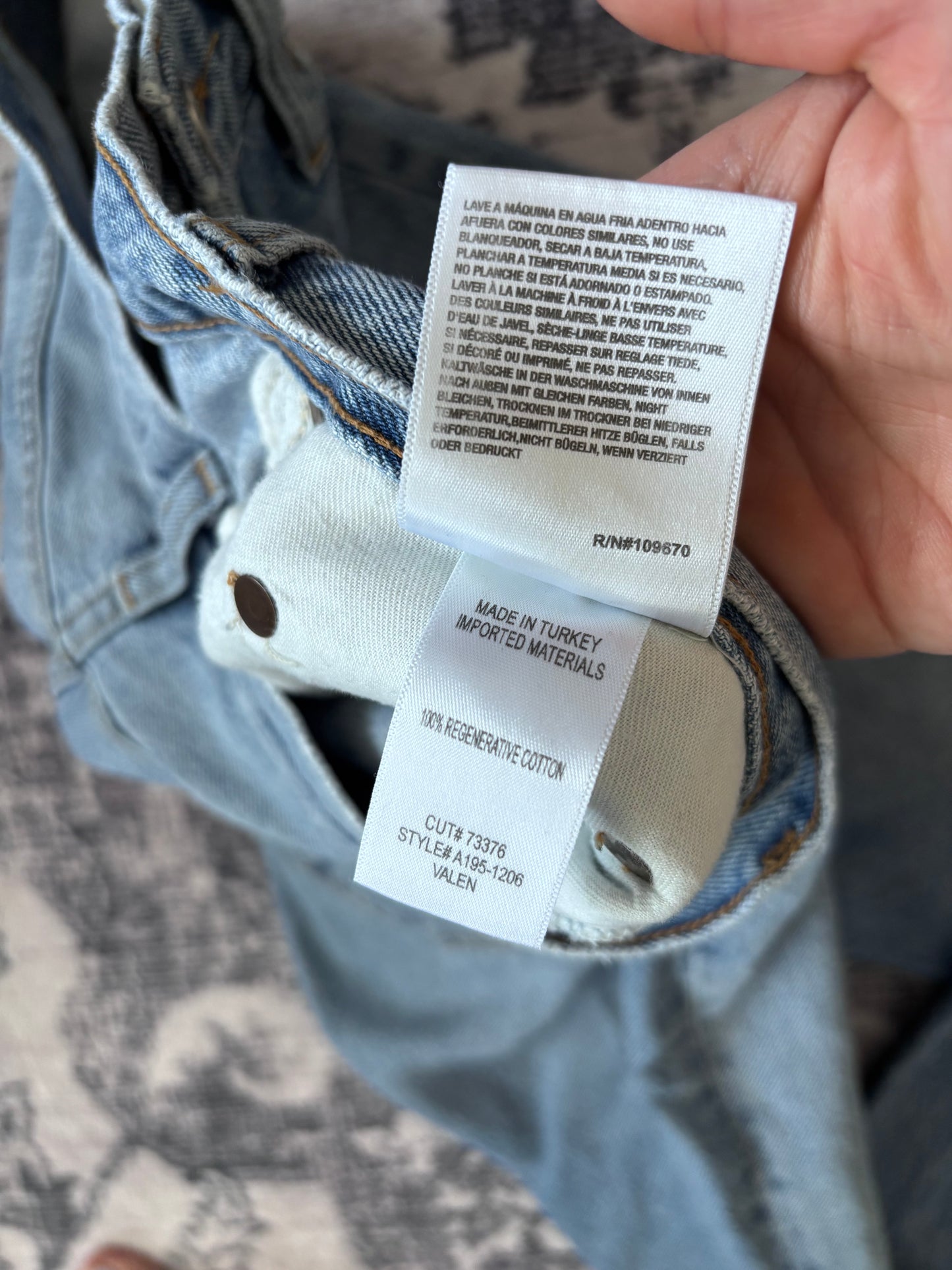 Agolde Valen Mid Rise Vintage Straight Jeans | Sz 27
