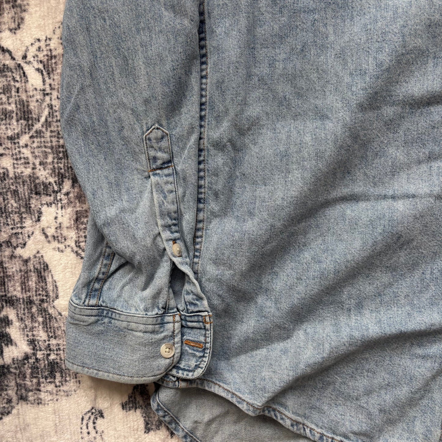 Denim Forum The '80s Comfy Denim Shirt | Sz XS (fits like small or medium) (D023R5)