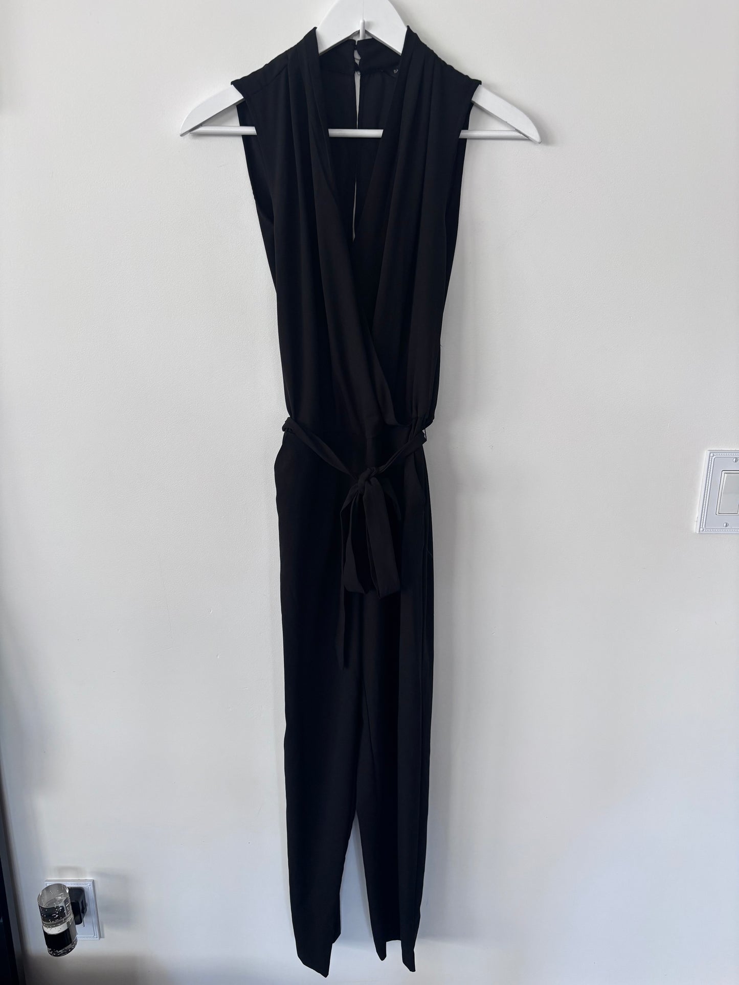 Banana Republic Wrap Wide Leg Black Jumpsuit | Sz 0 (XS)