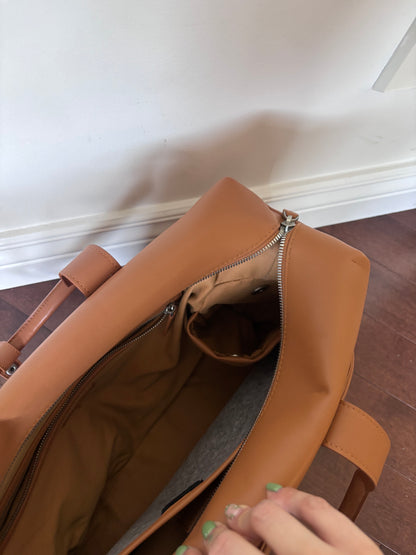Monos Metro Duffel Bag Set in Saddle (flaw)