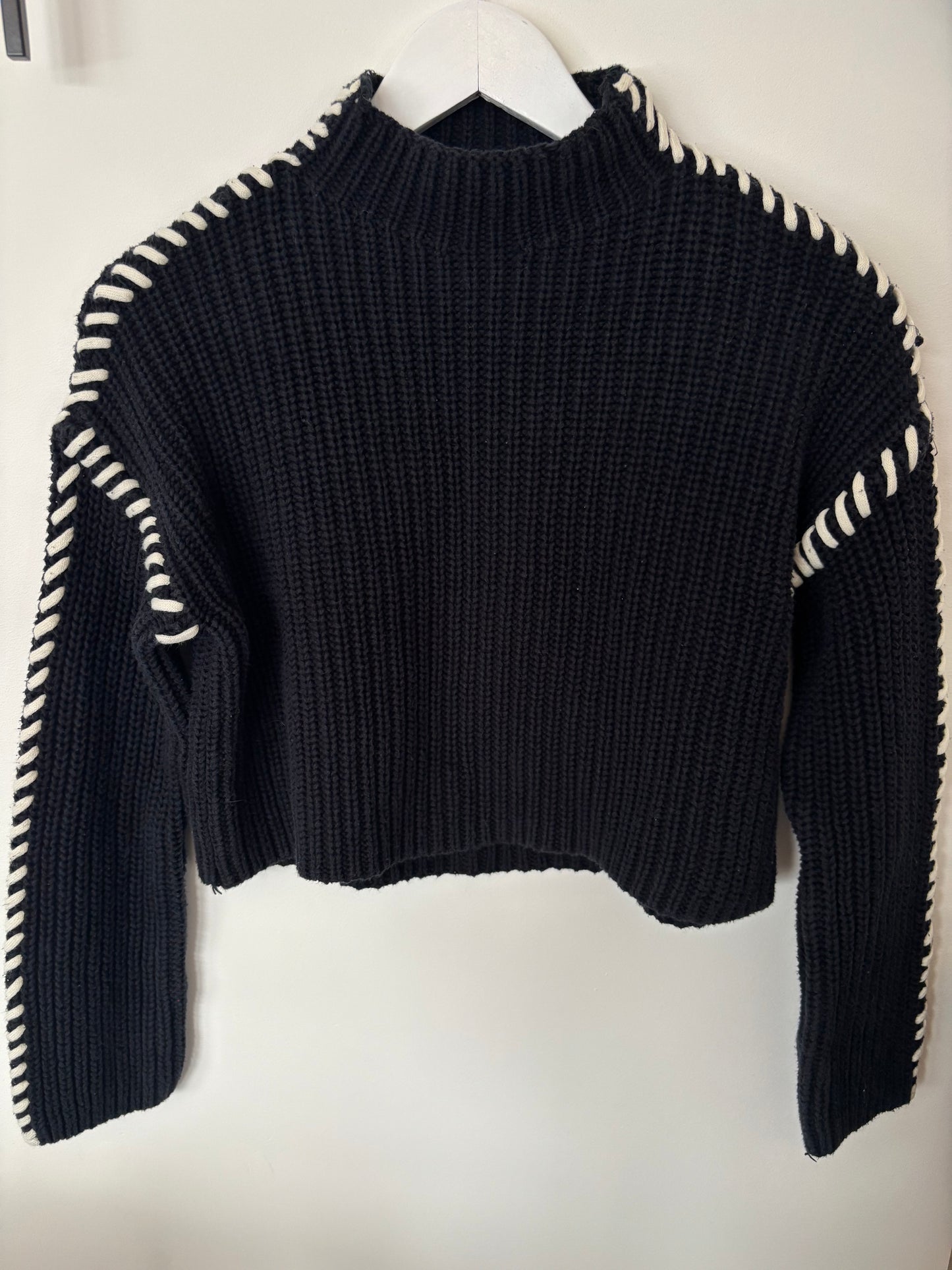 Vero Moda Black Knit Sweater | Sz Small (D033L4)