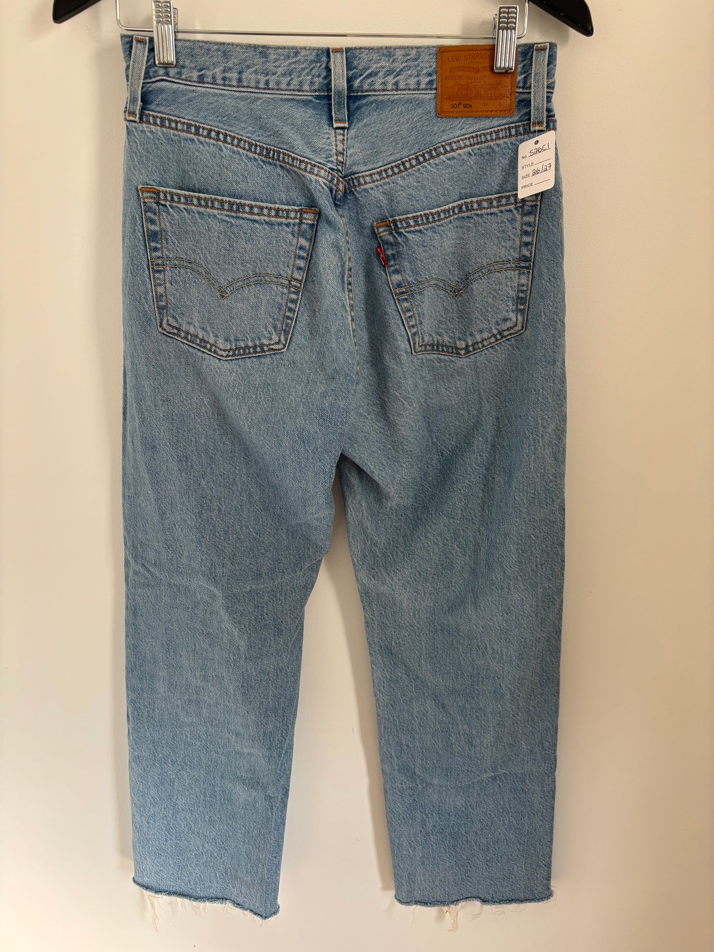 Levi's 501 90's Jeans (Raw Hem) | 26 (fit like 27)
