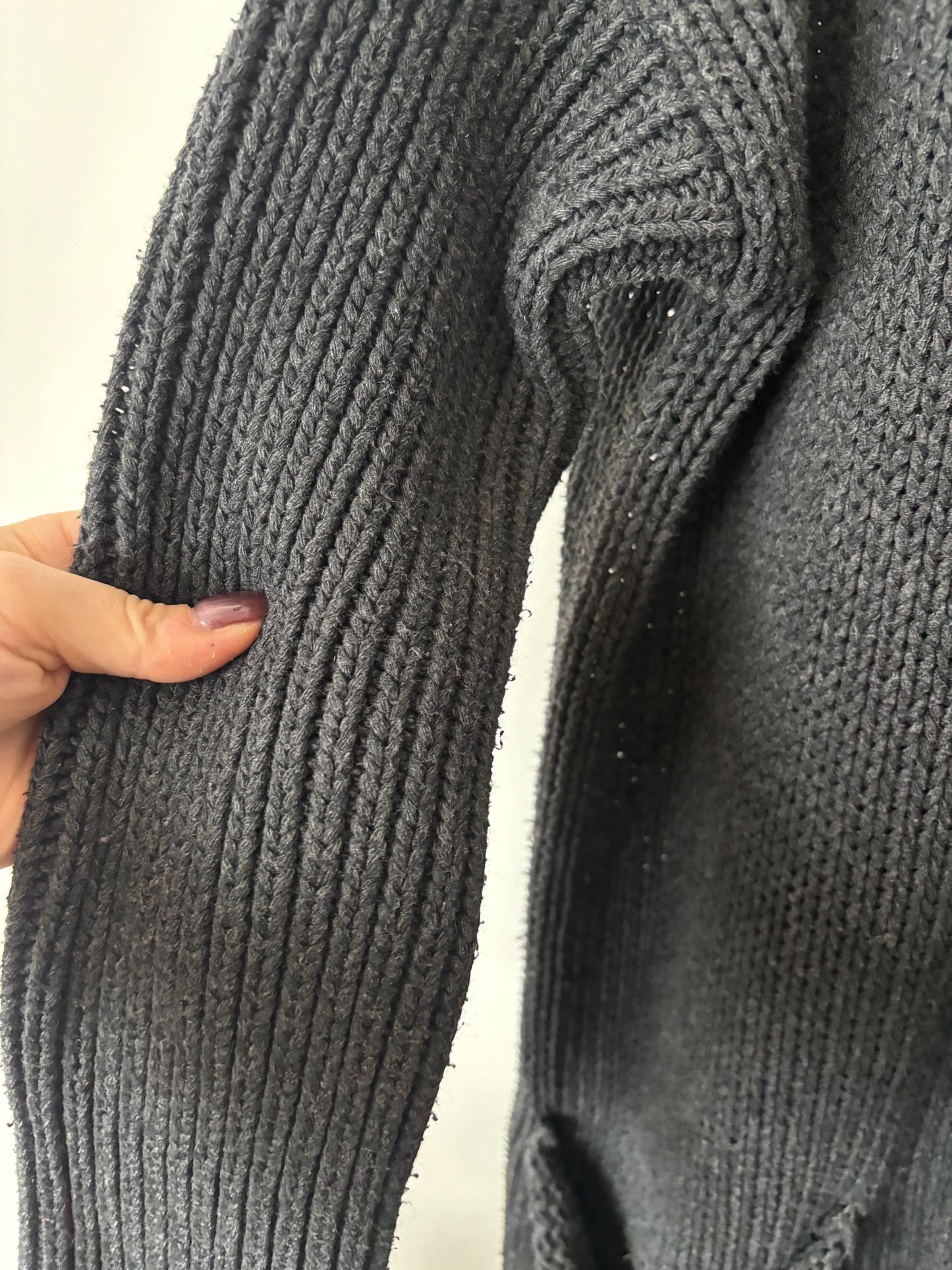 Pink Martini Oversized Long Cardigan | Sz Small (D034L4)