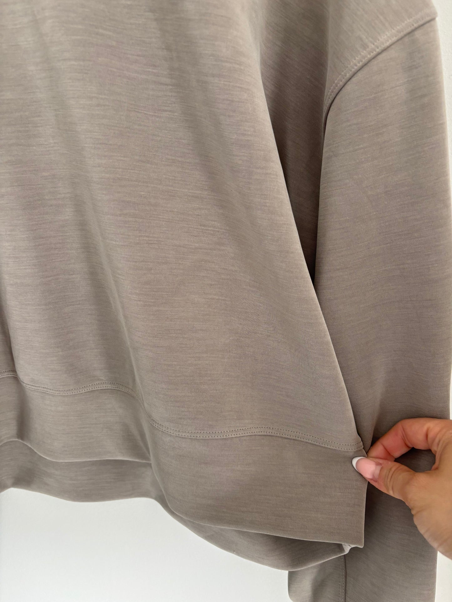 Lululemon Softstream Perfectly Oversized Cropped Crew | 8