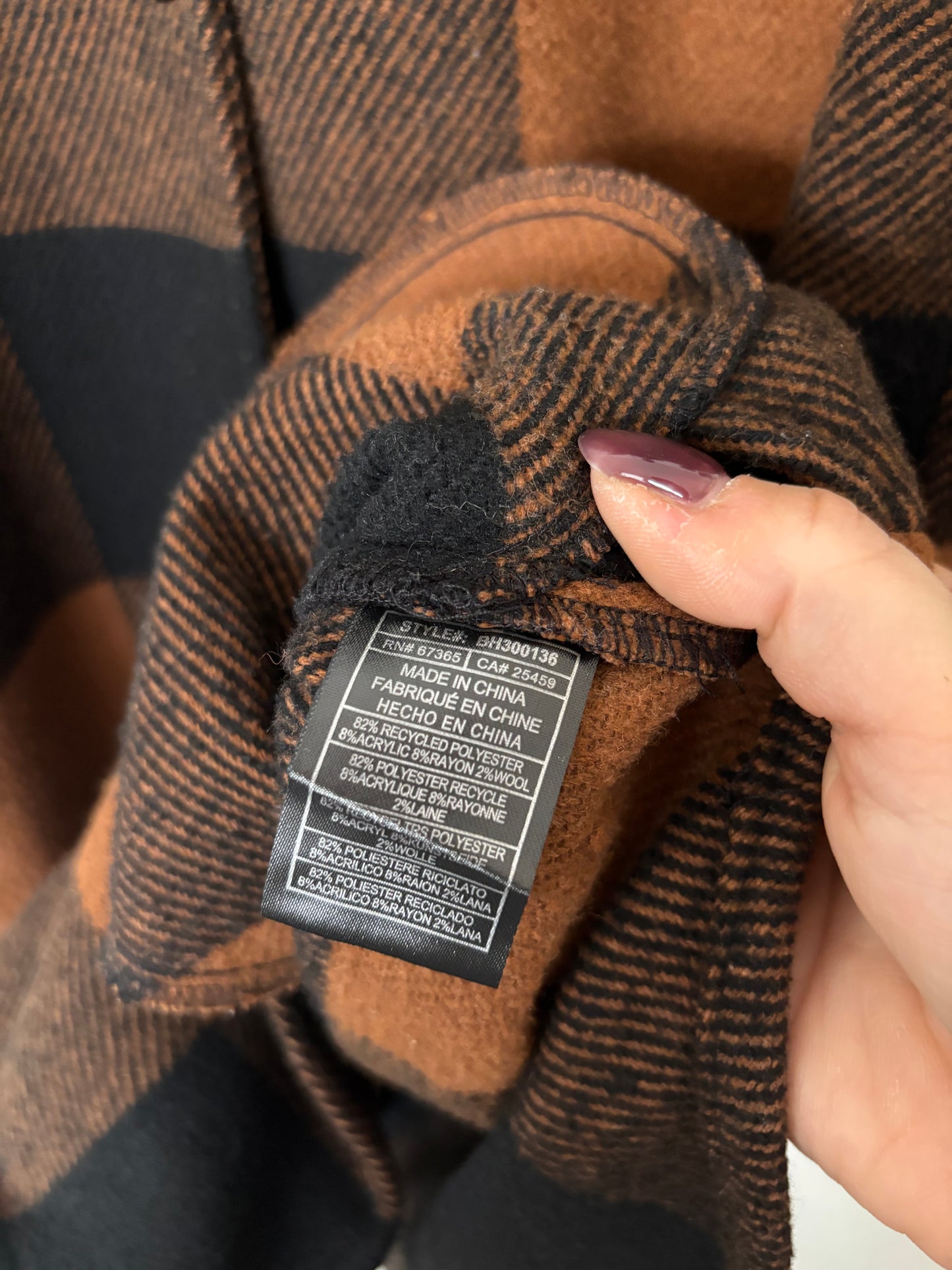 Bb Dakota Eldridge Shirt Jacket in Cognac | Small (D035L4)