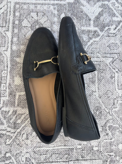 Mottero Macassim Black Leather Loafers | Sz 7
