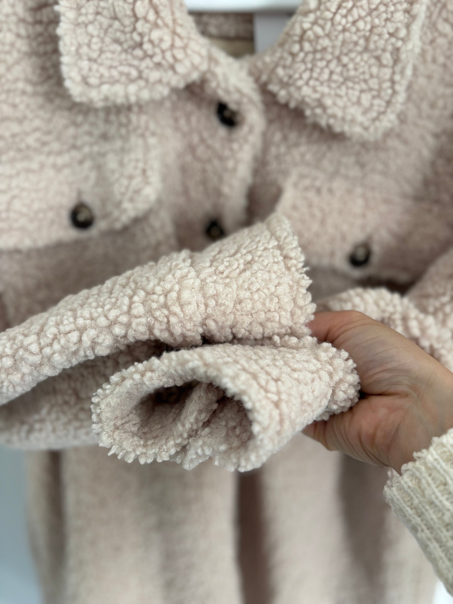 Kaffe Raina Balma Teddy Jacket | XLarge (42)