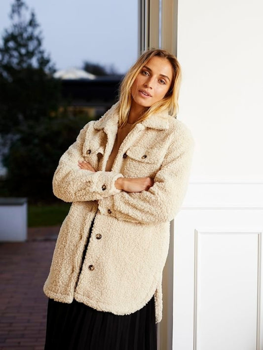 Kaffe Raina Balma Teddy Jacket | XLarge (42)