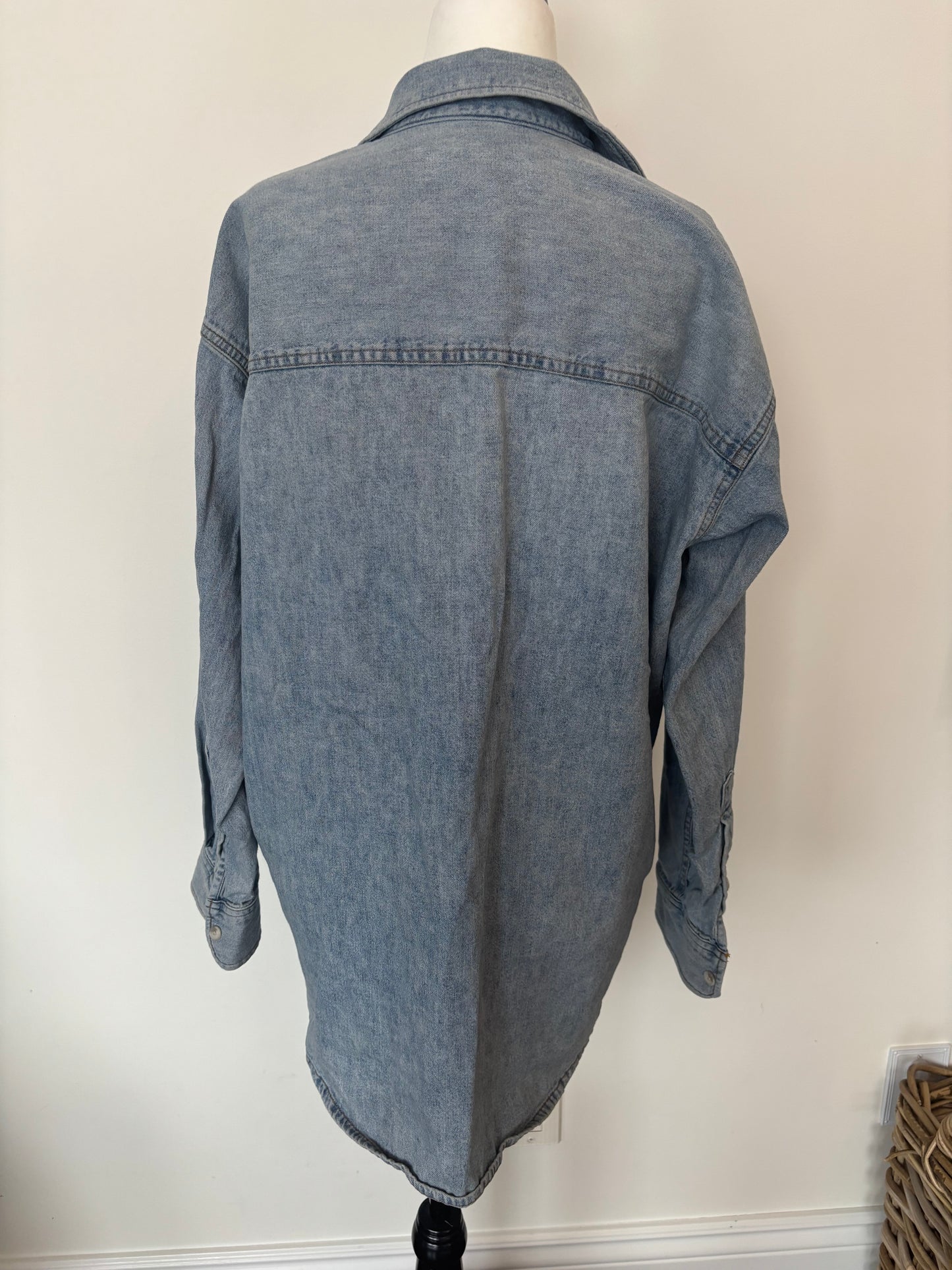 Denim Forum The '80s Comfy Denim Shirt | Sz XS (fits like small or medium) (D023R5)