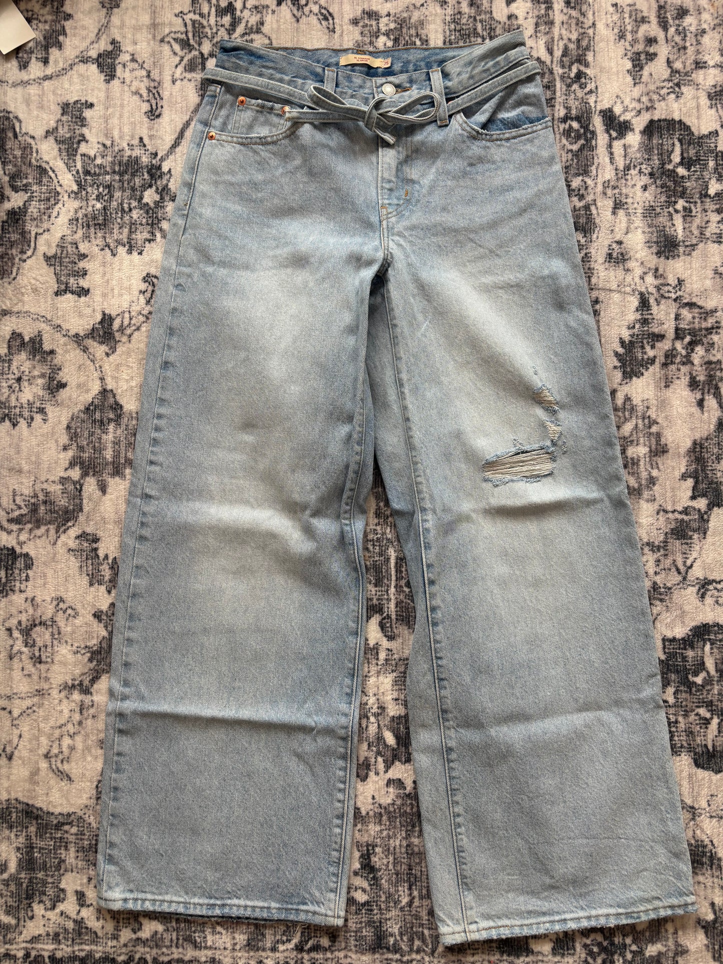 Levis XL Straight Denim | Sz 25 (D037AB)