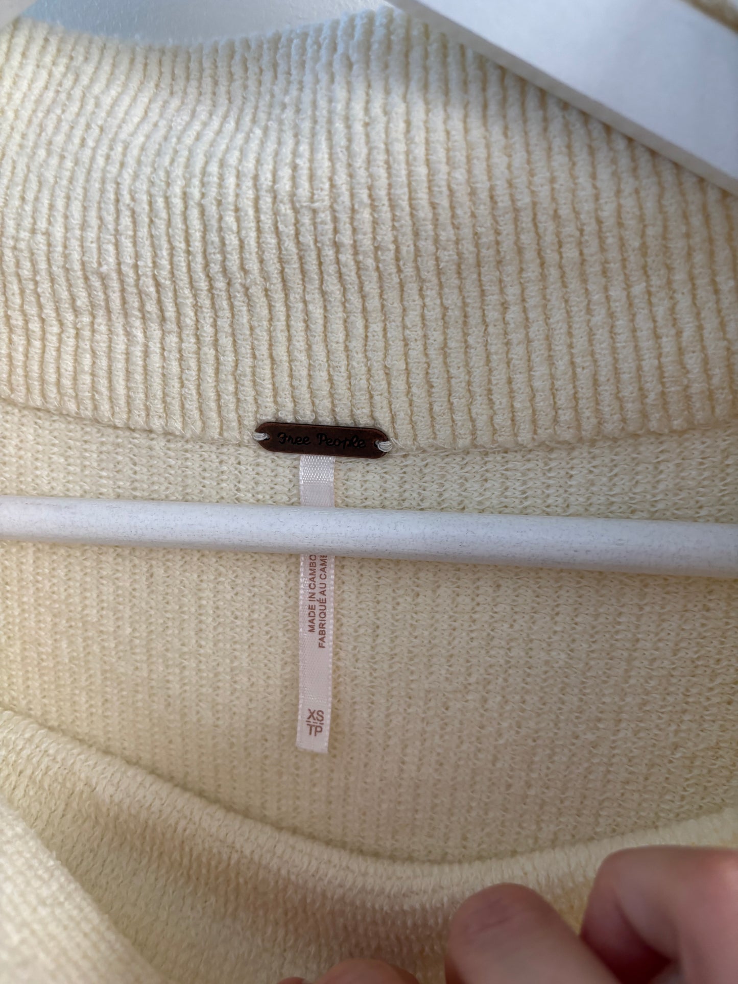 Free People Ottoman Tunic Sweater |  Xsmall (very oversized