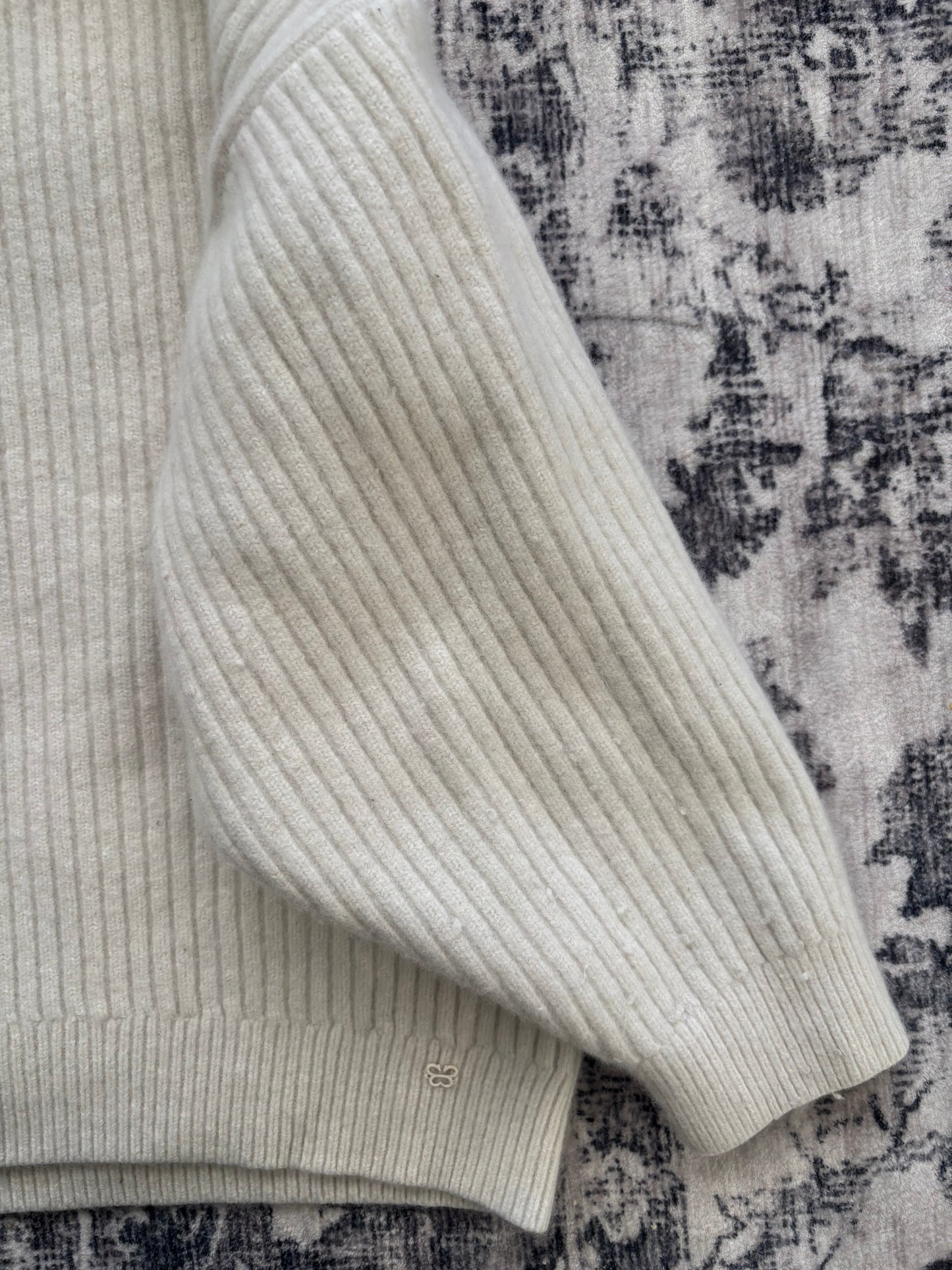 Sunday Best Chunky Ribbed Stitch Crewneck Sweater | XL (relaxed fit)(D101P3)