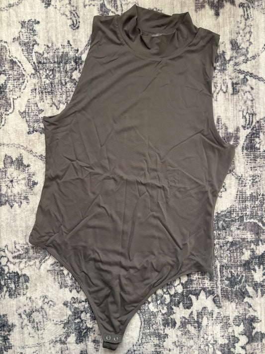 RD Style Second Skin Mika Mock Neck Sleeveless Bodysuit | XL (D100P3)