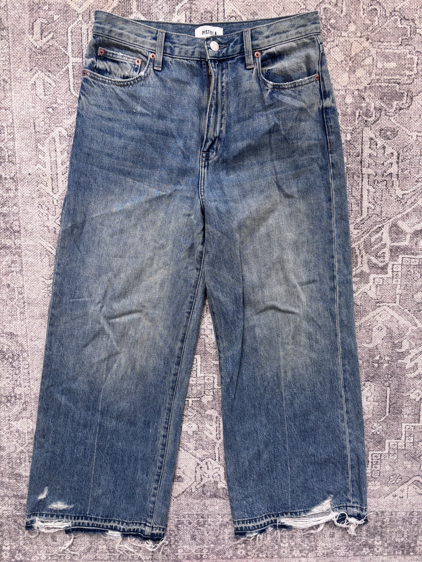 Pistola Loretta Wide Leg 27" Jeans | Sz 28 (or 27/28)